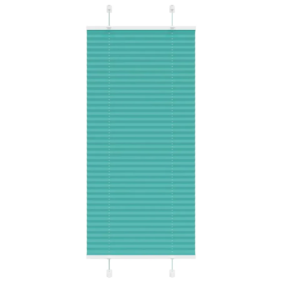 Store plissé vert pétrole 60x100 cm largeur du tissu 59,4 cm