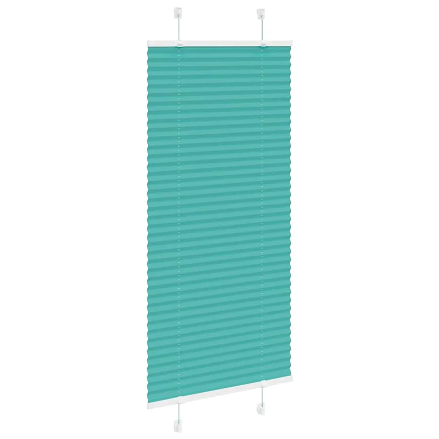 Store plissé vert pétrole 60x100 cm largeur du tissu 59,4 cm - 3