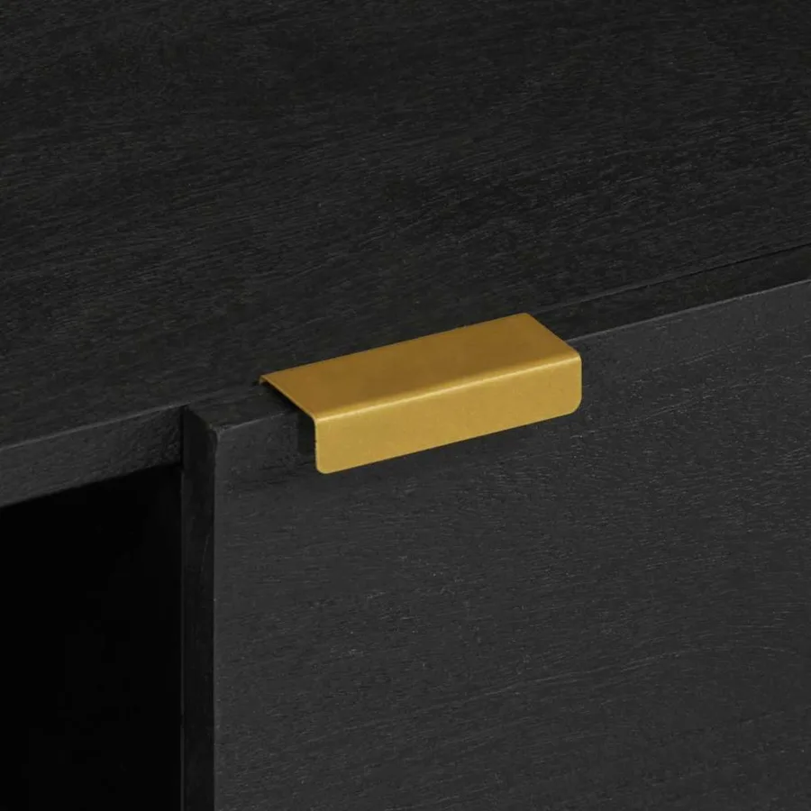 Table basse Noir 80x50x40 cm Bois d'ingénierie - 8