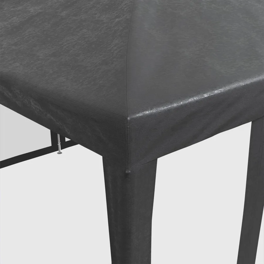 Tente de fête avec 10 parois latérales maille anthracite 6x4 m - 7