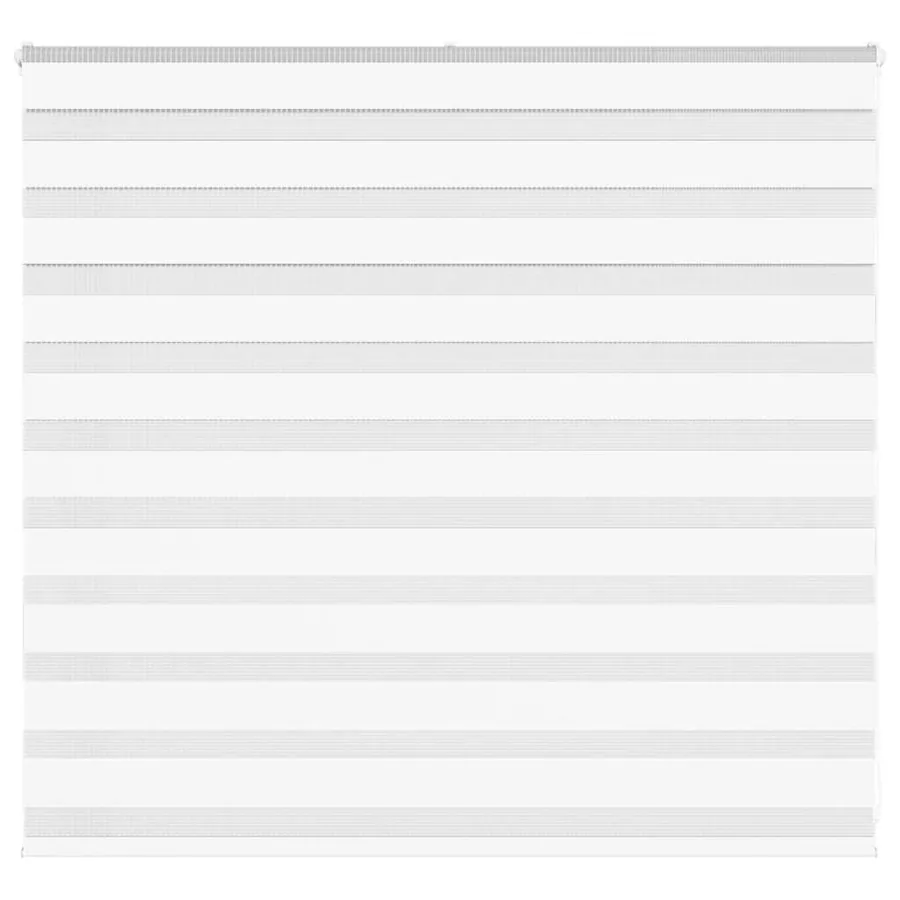 Store zèbre blanc 155x100 cm largeur du tissu 150,9cm polyester