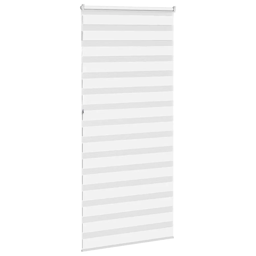 Store zèbre blanc 115x230 cm largeur du tissu 110,9cm polyester - 4