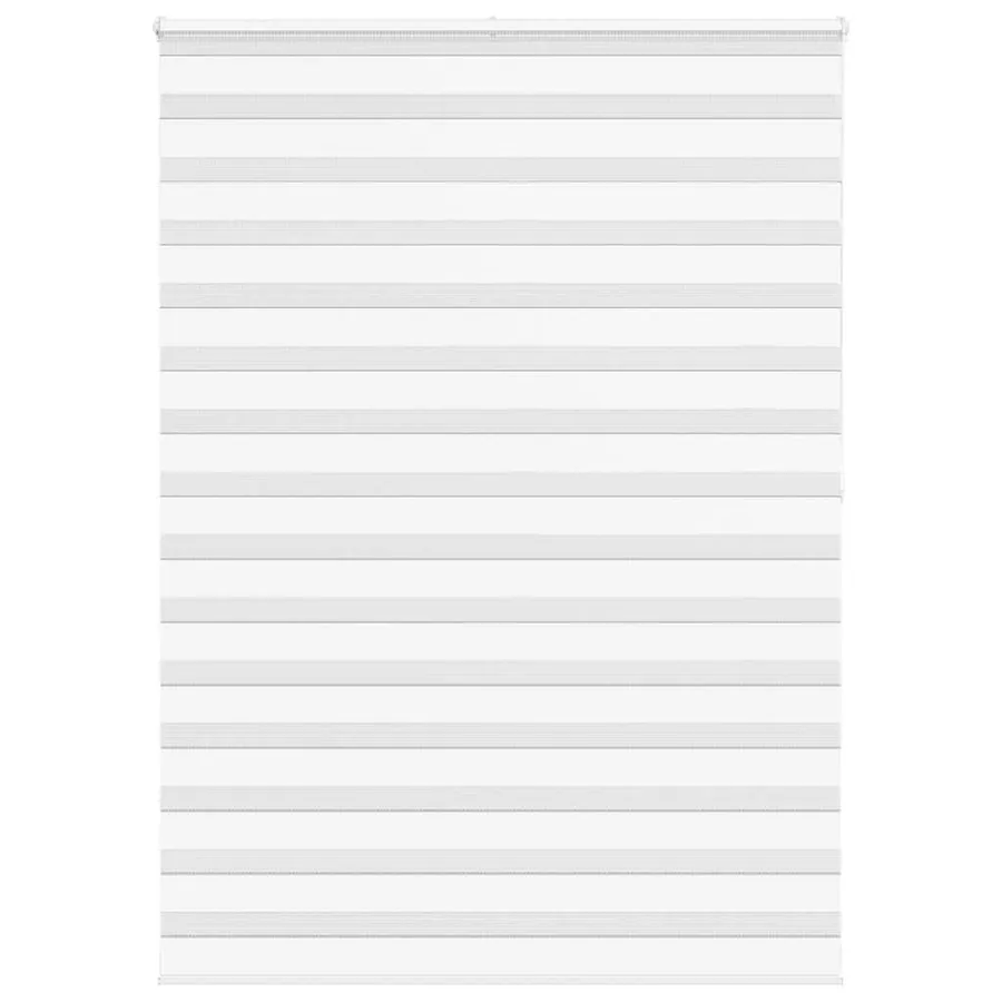 Store zèbre blanc 165x200 cm largeur du tissu 160,9cm polyester