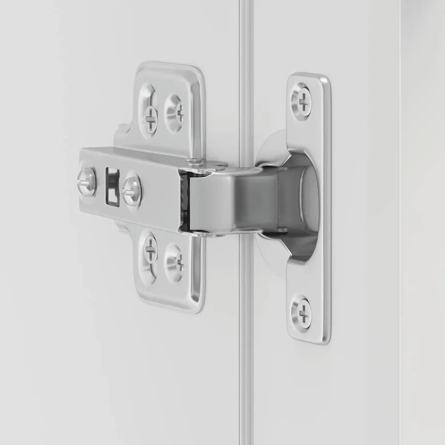 Armoire murale cuisine avec porte en verre Porto blanc brillant - 10
