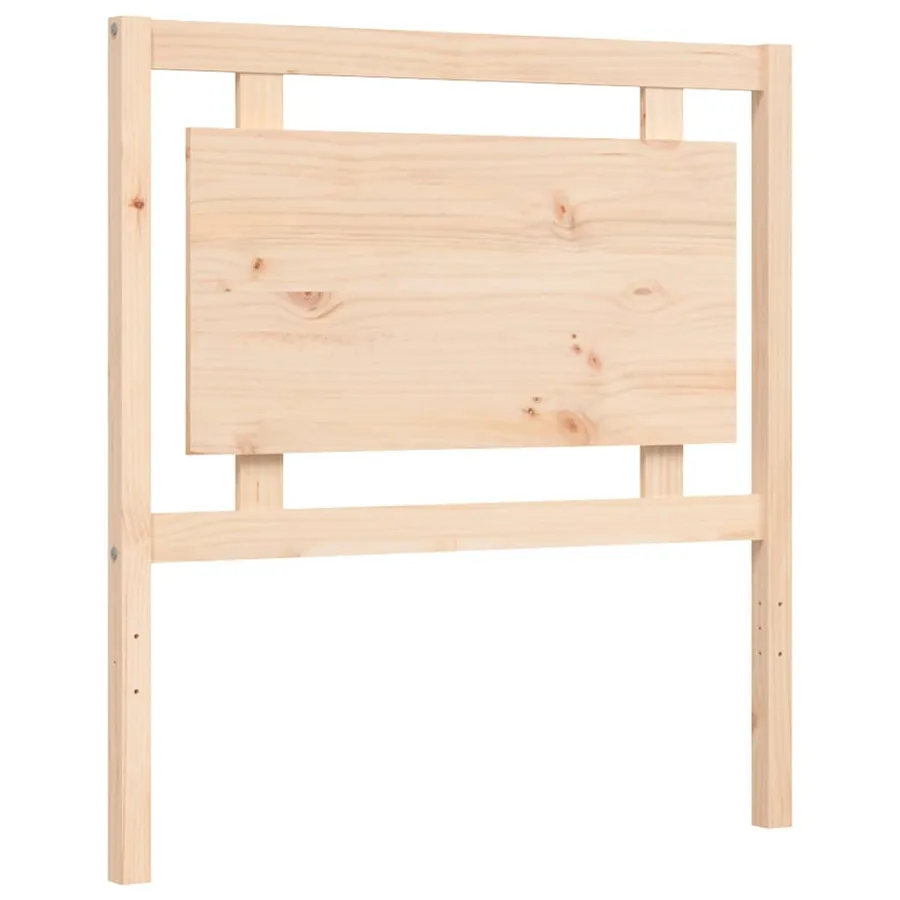 Cadre de lit sans matelas 100x200 cm bois massif - 8