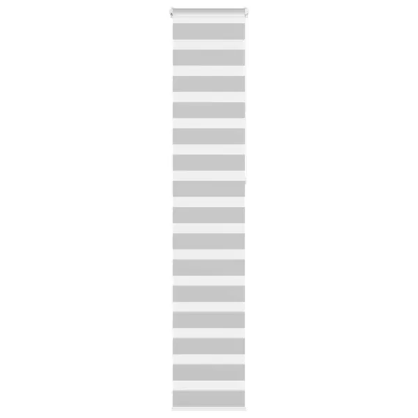 Store zèbre gris clair largeur du tissu 40,9 cm polyester
