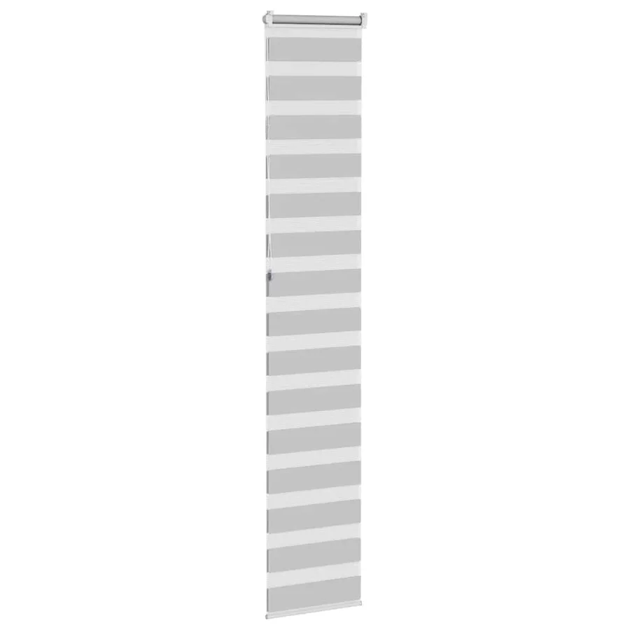 Store zèbre gris clair largeur du tissu 40,9 cm polyester - 4