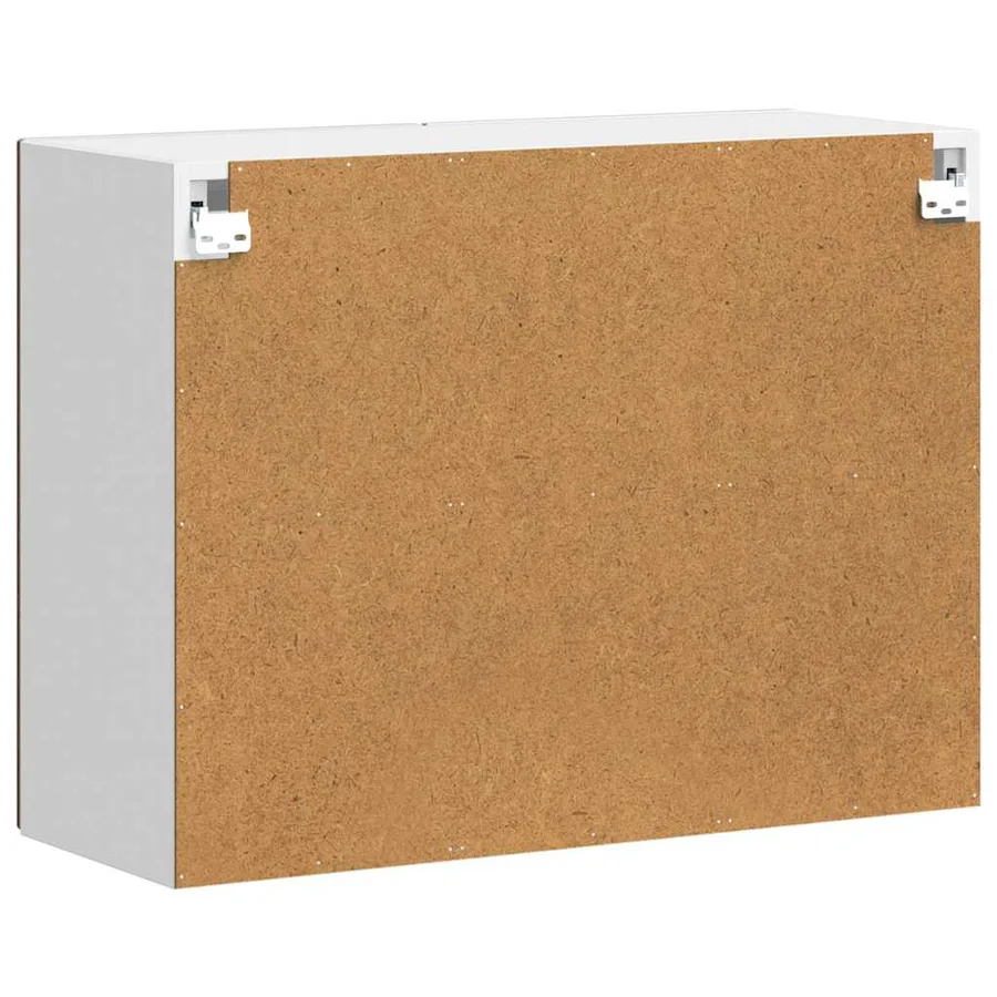 Armoire murale de cuisine et porte en verre Porto chêne marron - 9