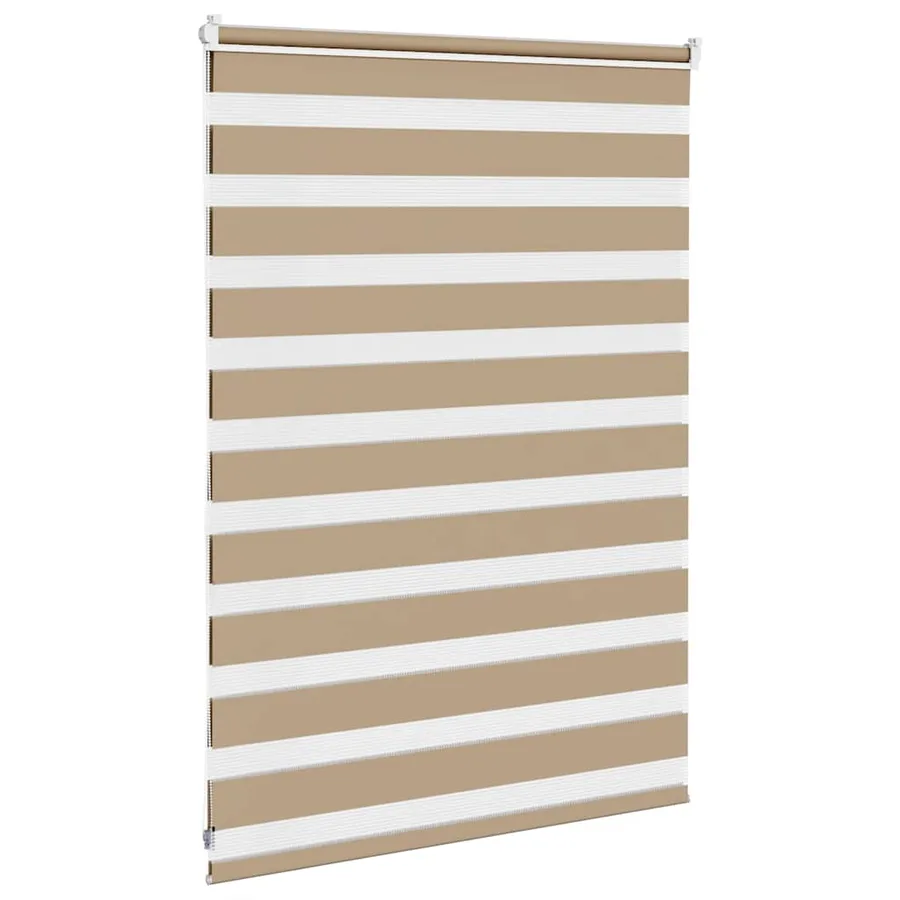Store zèbre marron sable largeur du tissu 100,9 cm polyester - 4
