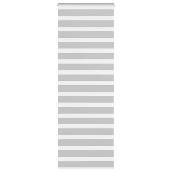 Store zèbre gris clair largeur du tissu 80,9 cm polyester