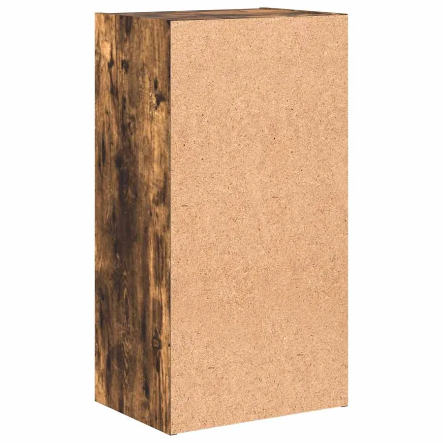 Bibliothèque chêne fumé 40x30x77 cm bois d'ingénierie - 5
