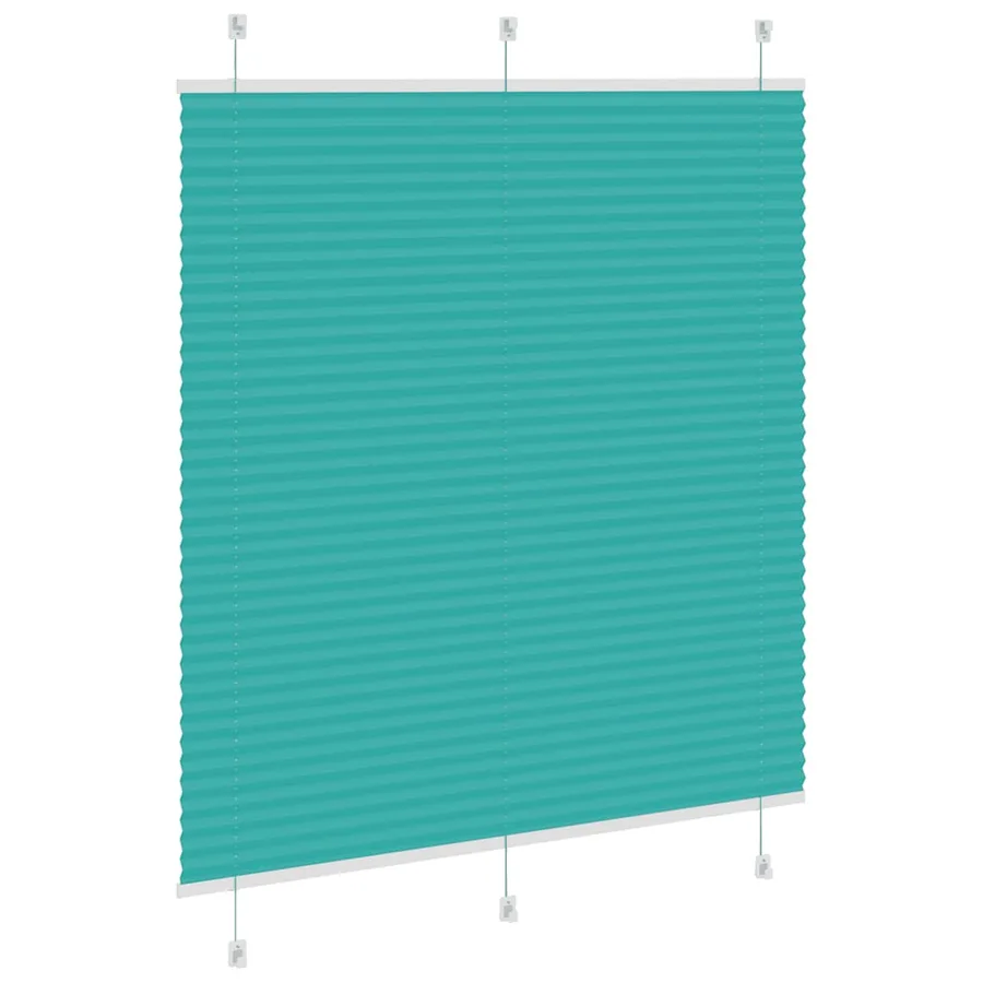 Store plissé vert pétrole 120x150cm largeur du tissu 119,4cm - 4