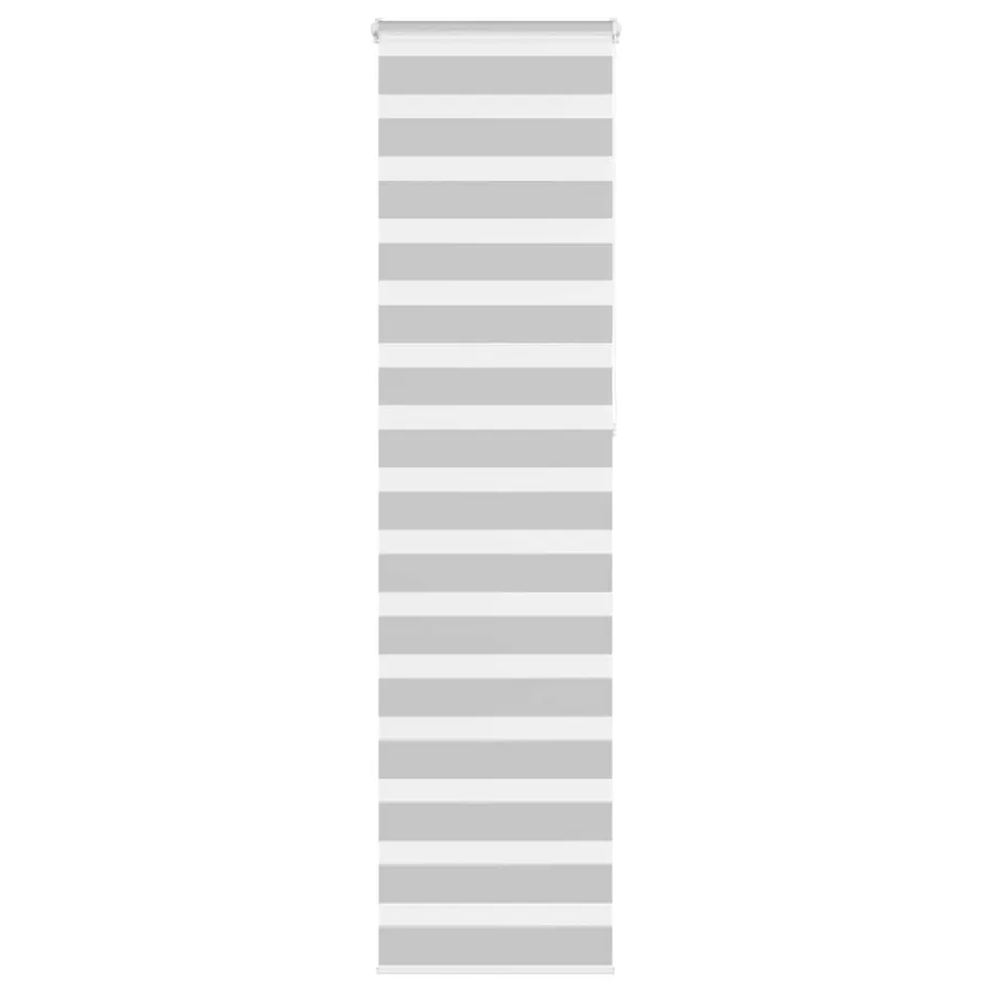 Store zèbre gris clair largeur du tissu 50,9 cm polyester