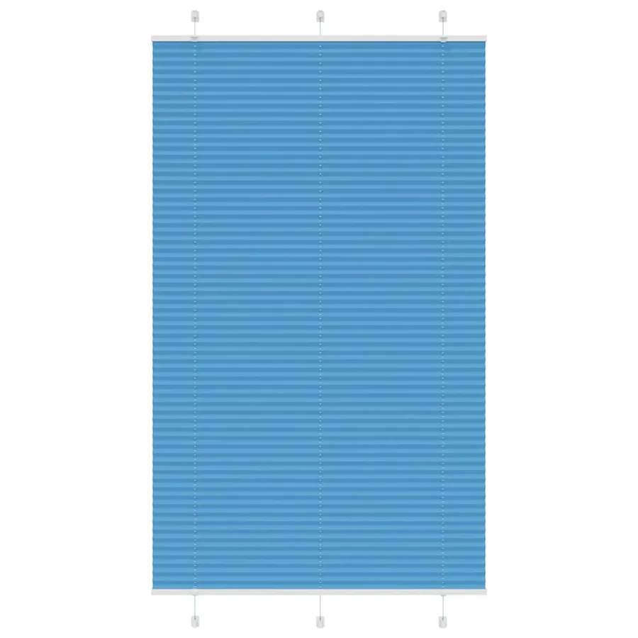 Store plissé bleu 120x200 cm largeur du tissu 119,4cm polyester