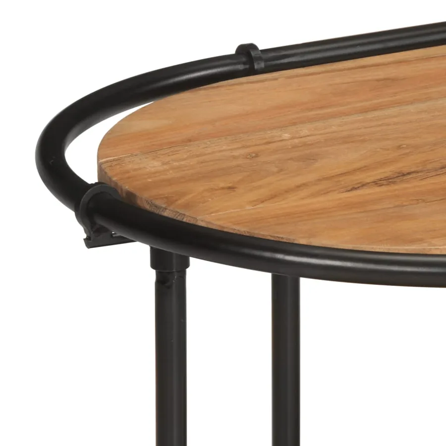 Meuble TV 100x42x40 cm bois d'acacia massif - 6