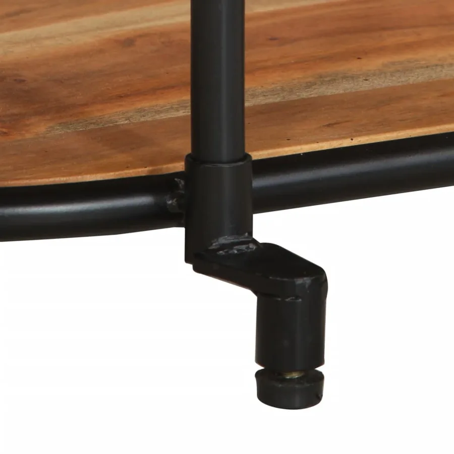 Meuble TV 100x42x40 cm bois d'acacia massif - 8