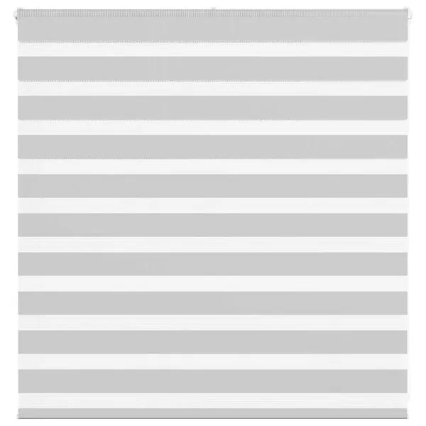 Store zèbre gris clair largeur du tissu 135,9 cm polyester
