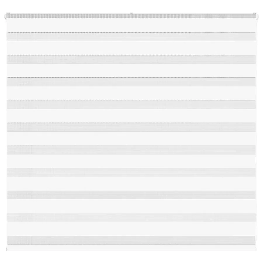 Store zèbre blanc 165x100 cm largeur du tissu 160,9cm polyester