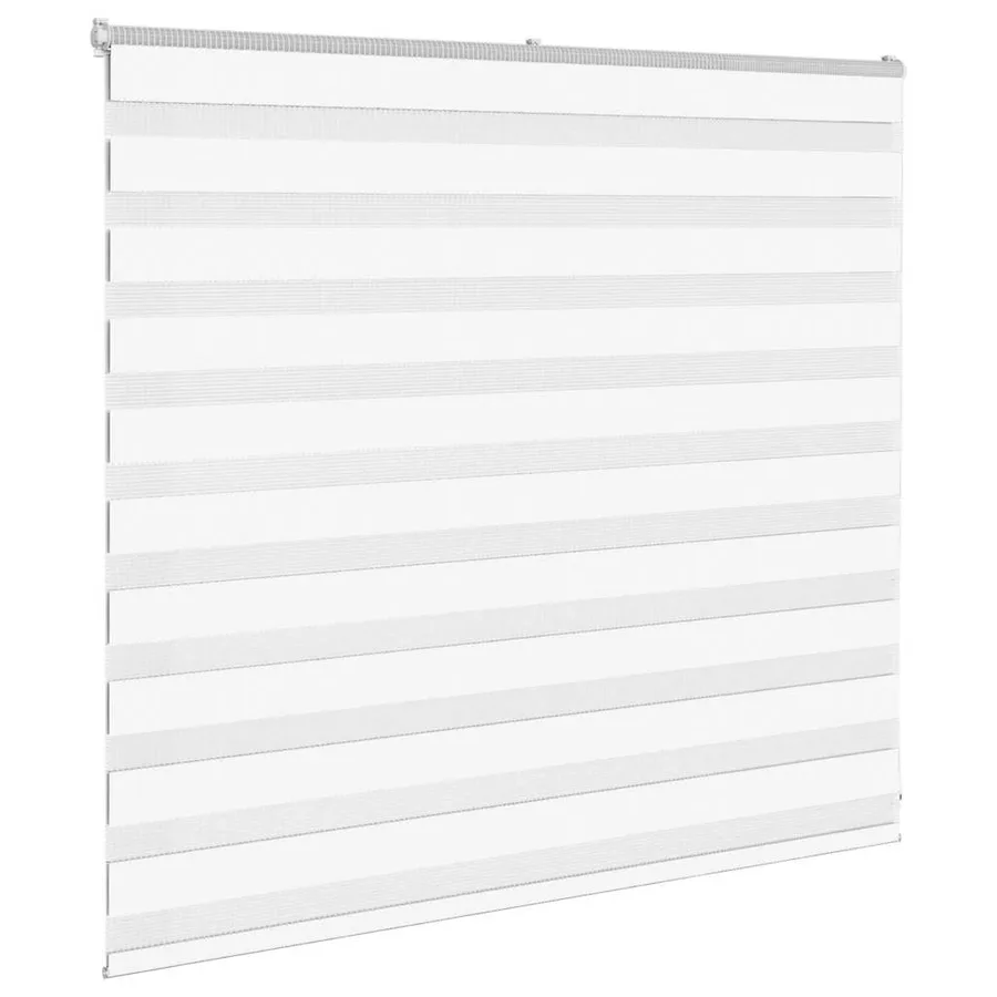 Store zèbre blanc 165x100 cm largeur du tissu 160,9cm polyester - 3