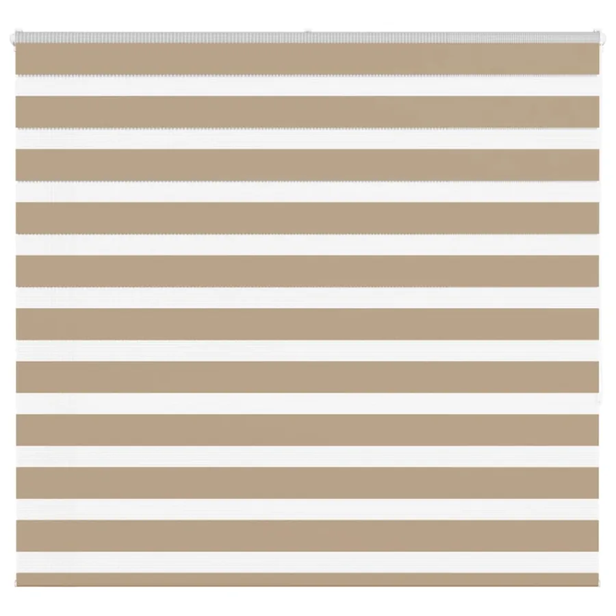 Store zèbre marron sable largeur du tissu 160,9 cm polyester