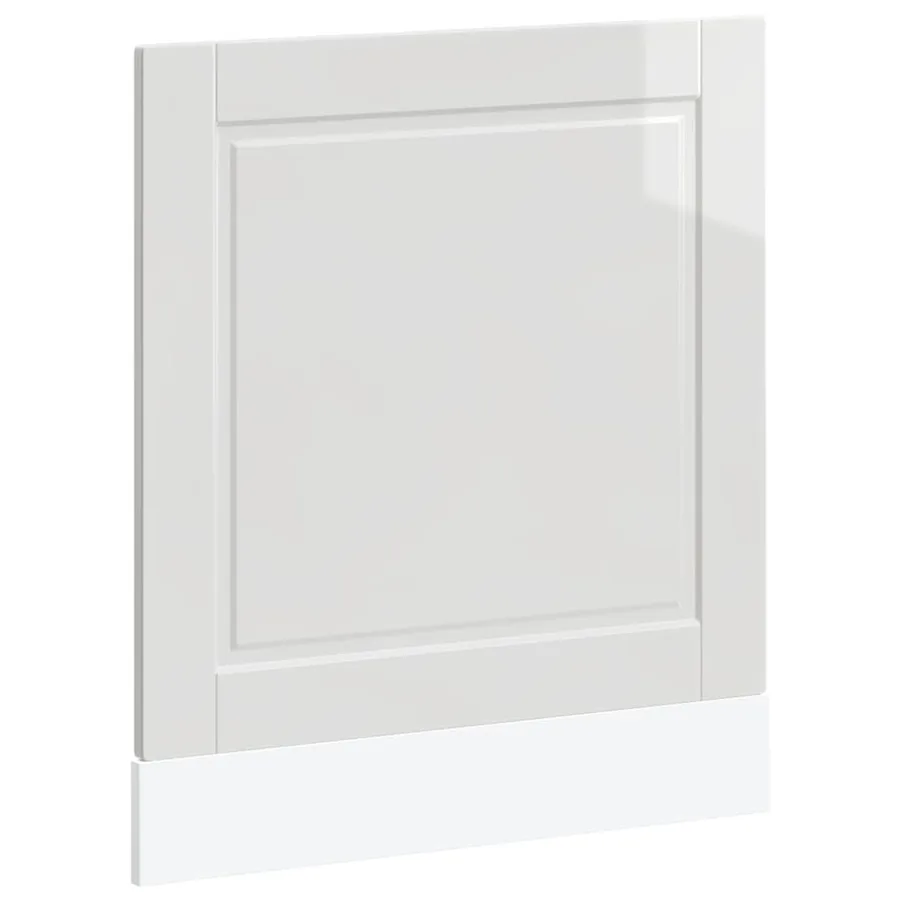Panneau de lave-vaisselle Porto blanc brillant 60x1,5x57 cm - 2