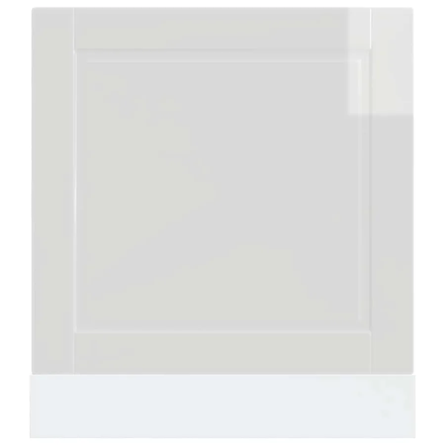 Panneau de lave-vaisselle Porto blanc brillant 60x1,5x57 cm - 4