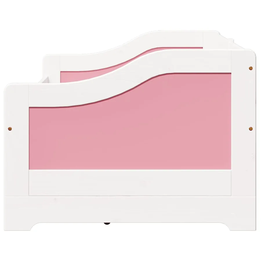 Lit de jour et 3 tiroirs sans matelas IRUN blanc rose 90x200 cm - 7