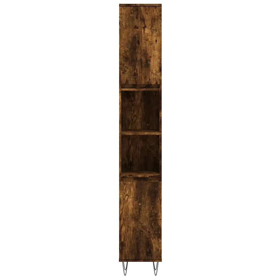 Ensemble de meubles de salle de bain 3 pcs Chêne fumé - 6