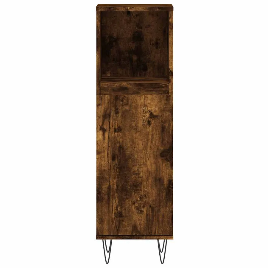 Ensemble de meubles de salle de bain 3 pcs Chêne fumé - 8