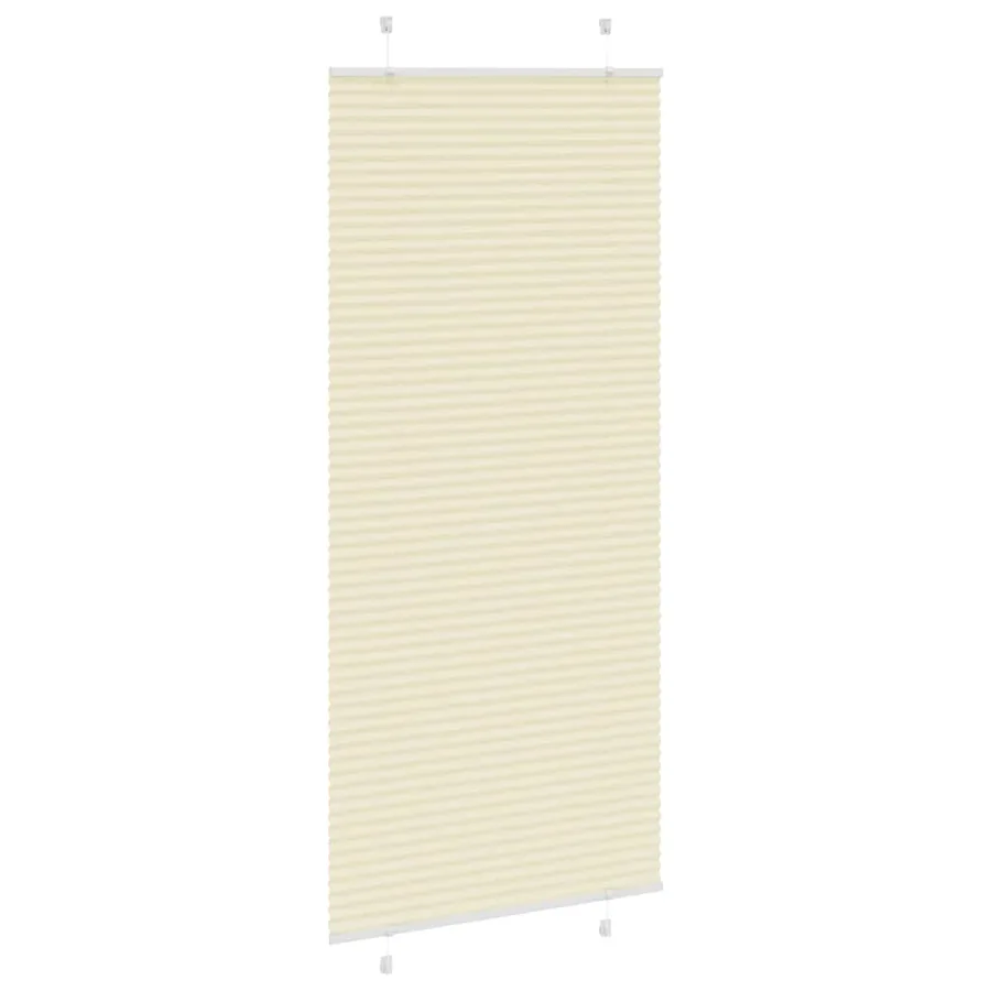 Store plissé crème 95x200 cm largeur du tissu 94,4 cm polyester - 4