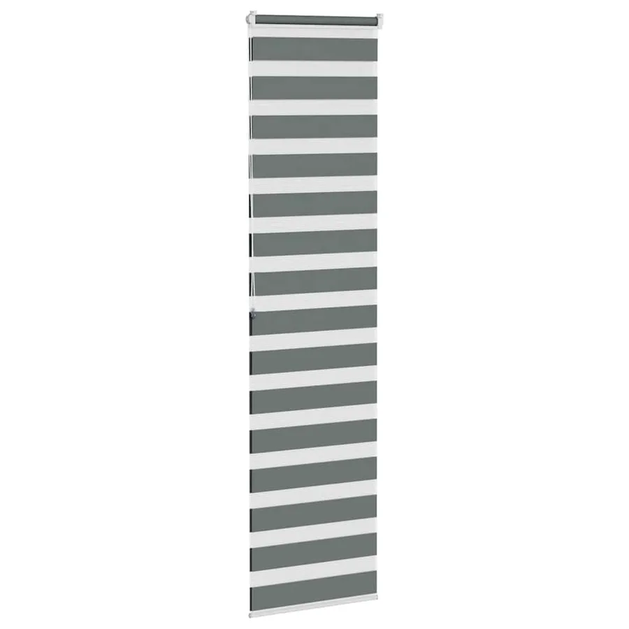 Store zèbre gris foncé largeur du tissu 50,9 cm polyester - 4