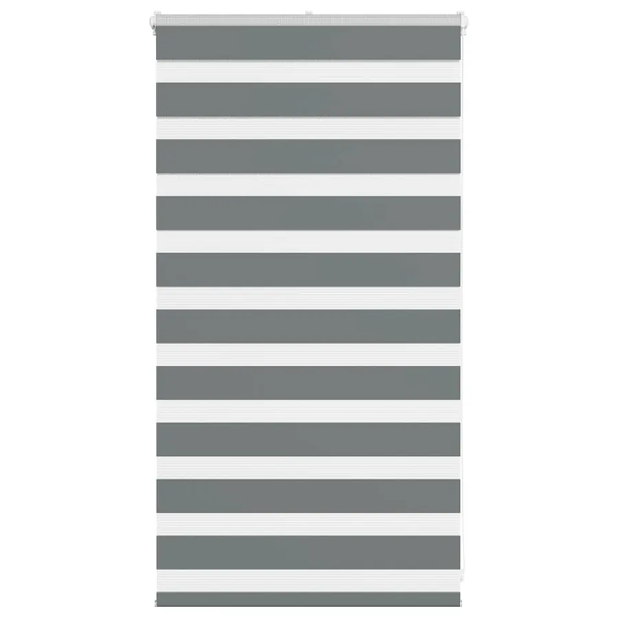 Store zèbre gris foncé largeur du tissu 85,9 cm polyester