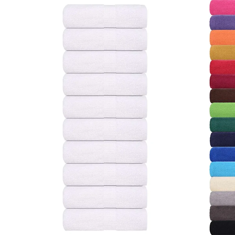 Serviettes de toilette FROGN 50 pièces Blanc 30x30 cm 360 g/m² - 2