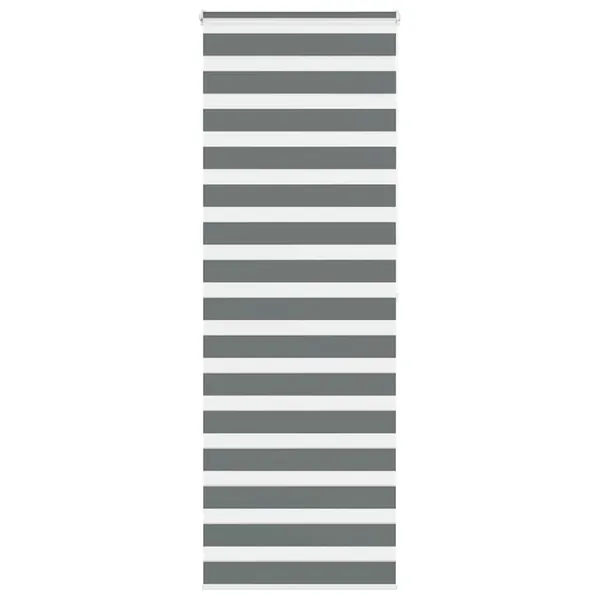 Store zèbre gris foncé largeur du tissu 85,9 cm polyester