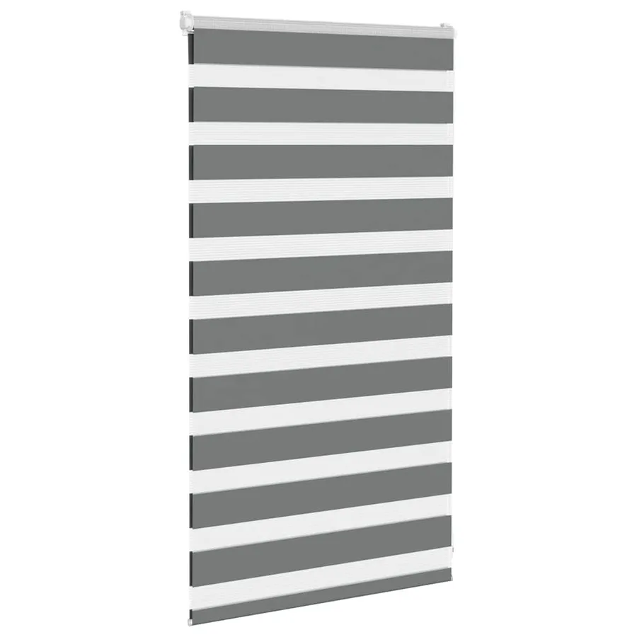 Store zèbre gris foncé largeur du tissu 65,9 cm polyester - 3