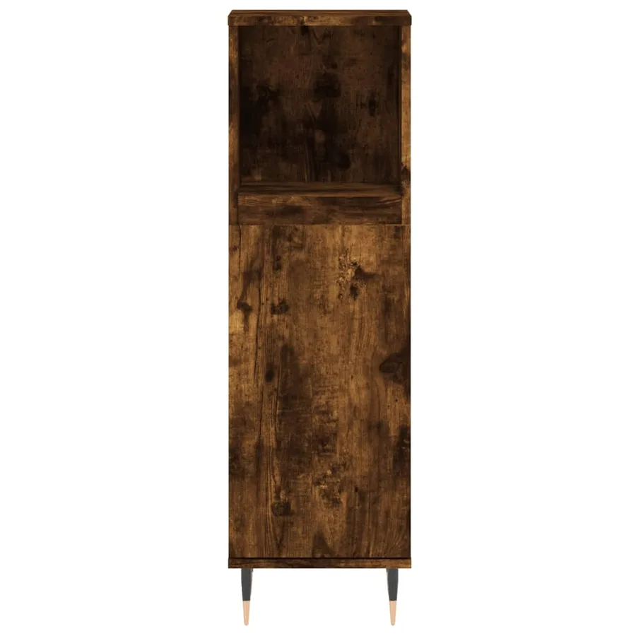 Ensemble de meubles de salle de bain 3 pcs Chêne fumé - 8