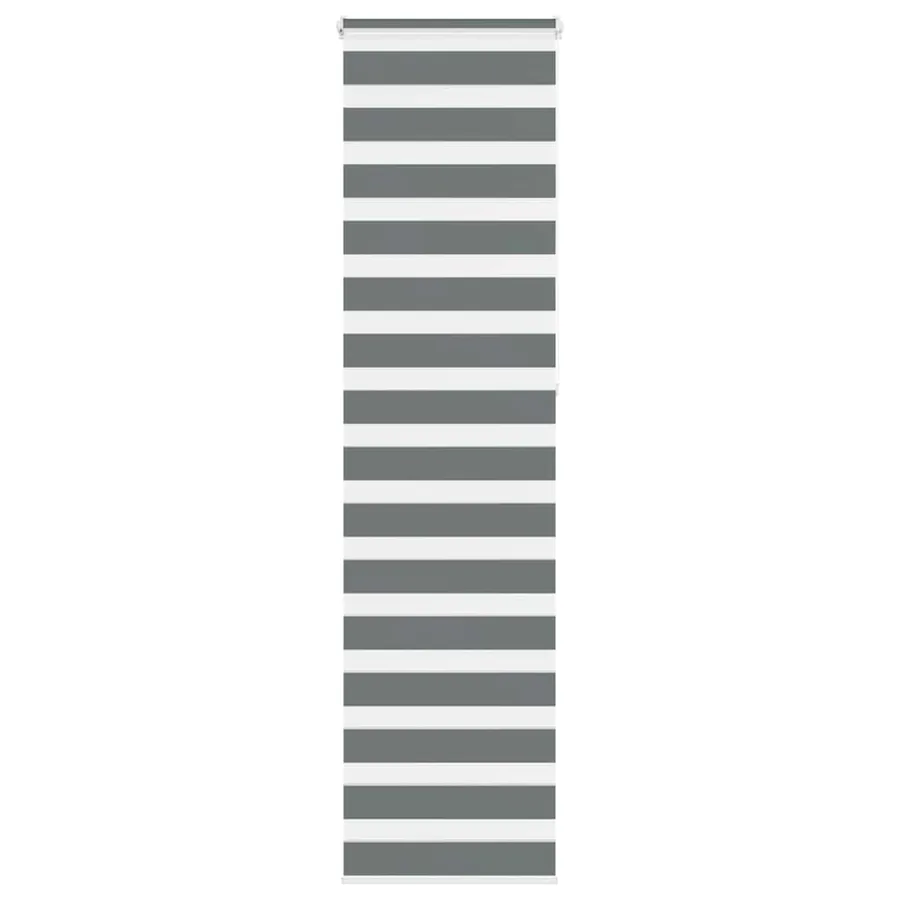 Store zèbre gris foncé largeur du tissu 50,9 cm polyester