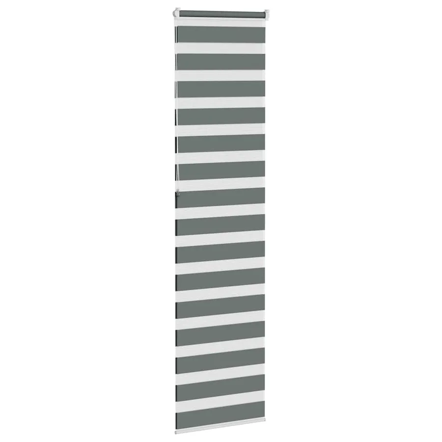 Store zèbre gris foncé largeur du tissu 50,9 cm polyester - 4