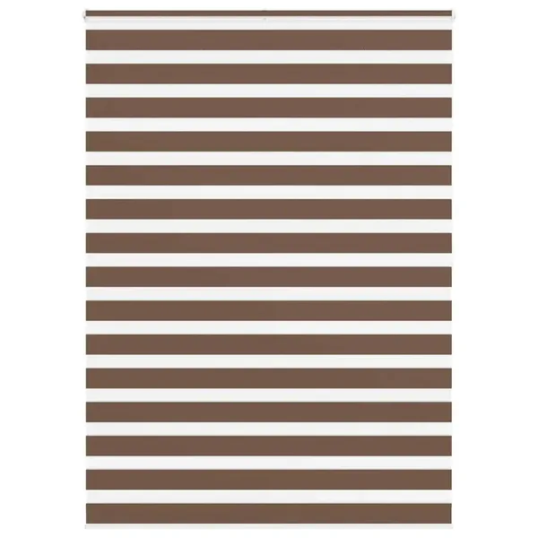 Store zèbre marron 160x200cm largeur du tissu 155,9cm polyester