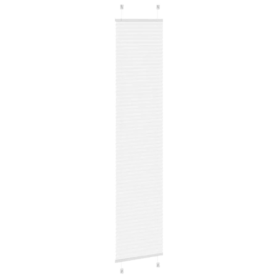 Store plissé blanc 50x200 cm largeur du tissu 49,4 cm polyester - 4