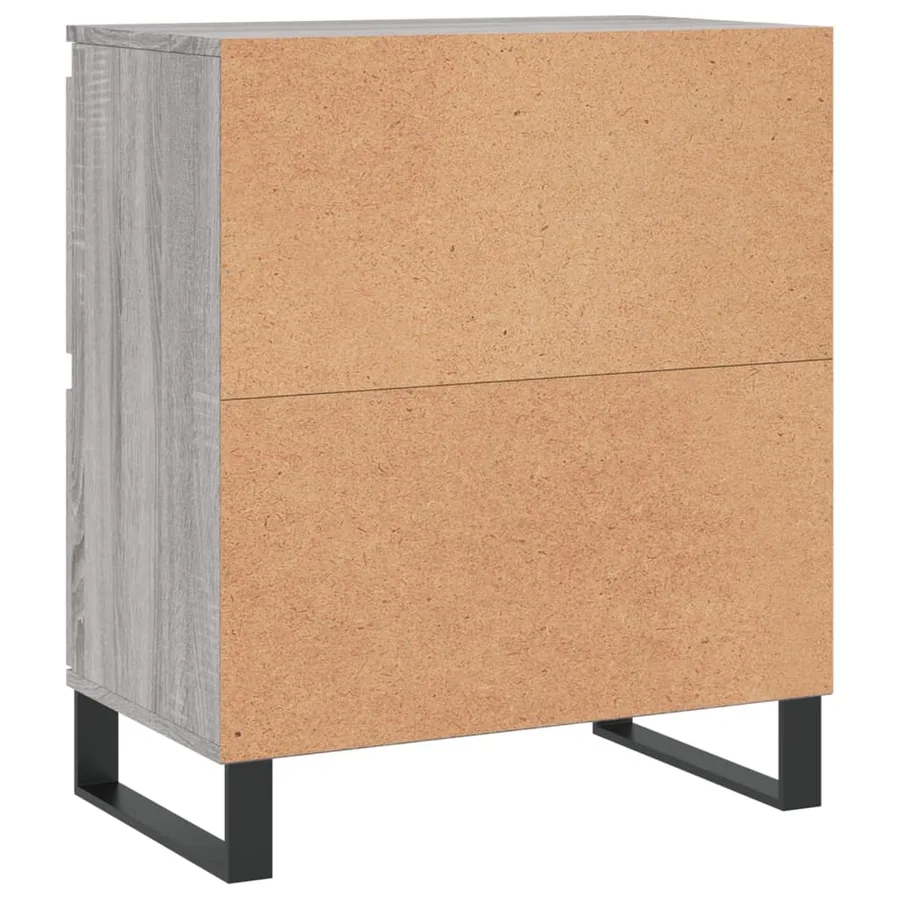 Buffets 3 pcs Sonoma gris Bois d'ingénierie - 8