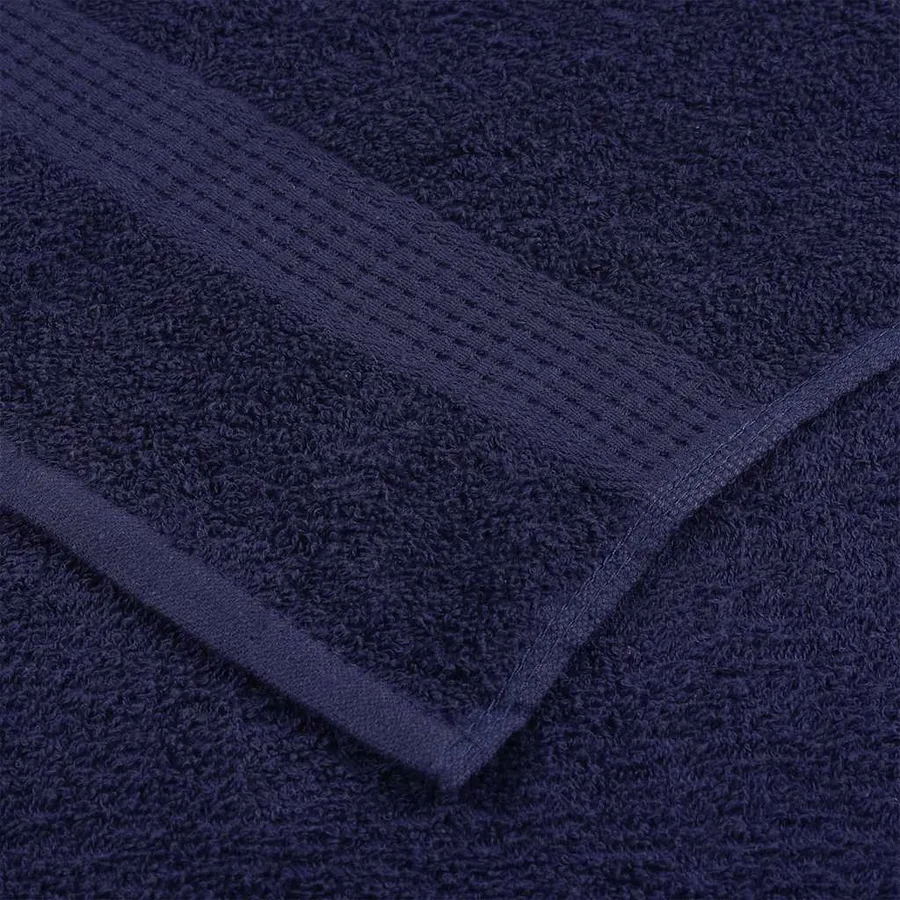 Serviettes de bain FROGN 2 pcs bleu marine 100x150 cm 360 g/m² - 6