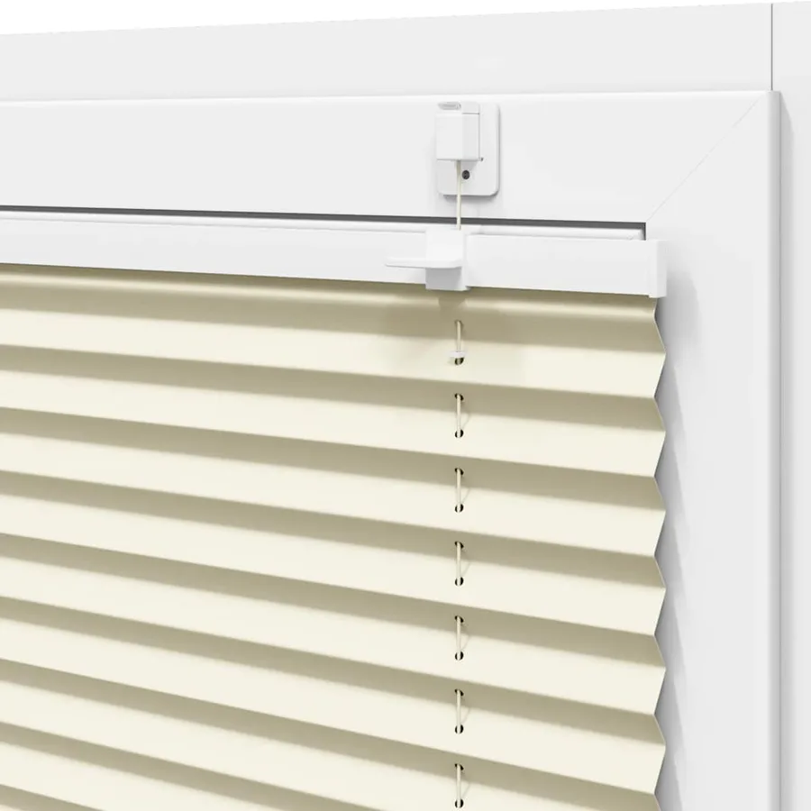 Store plissé crème 65x200 cm largeur du tissu 64,4 cm polyester - 10