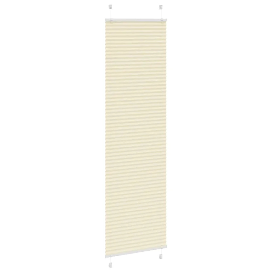 Store plissé crème 65x200 cm largeur du tissu 64,4 cm polyester - 3