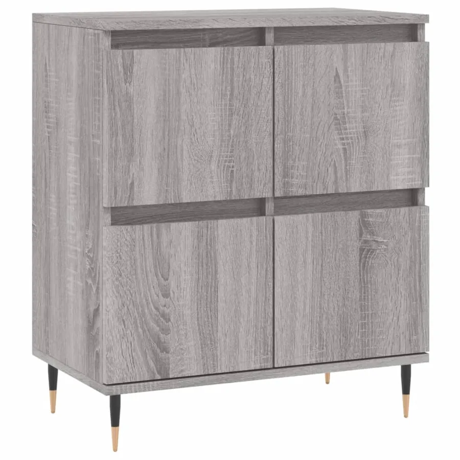 Buffets 3 pcs Sonoma gris Bois d'ingénierie - 5
