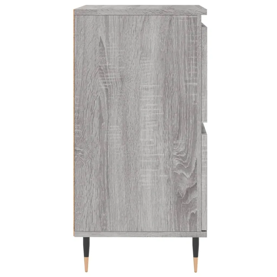 Buffets 3 pcs Sonoma gris Bois d'ingénierie - 7