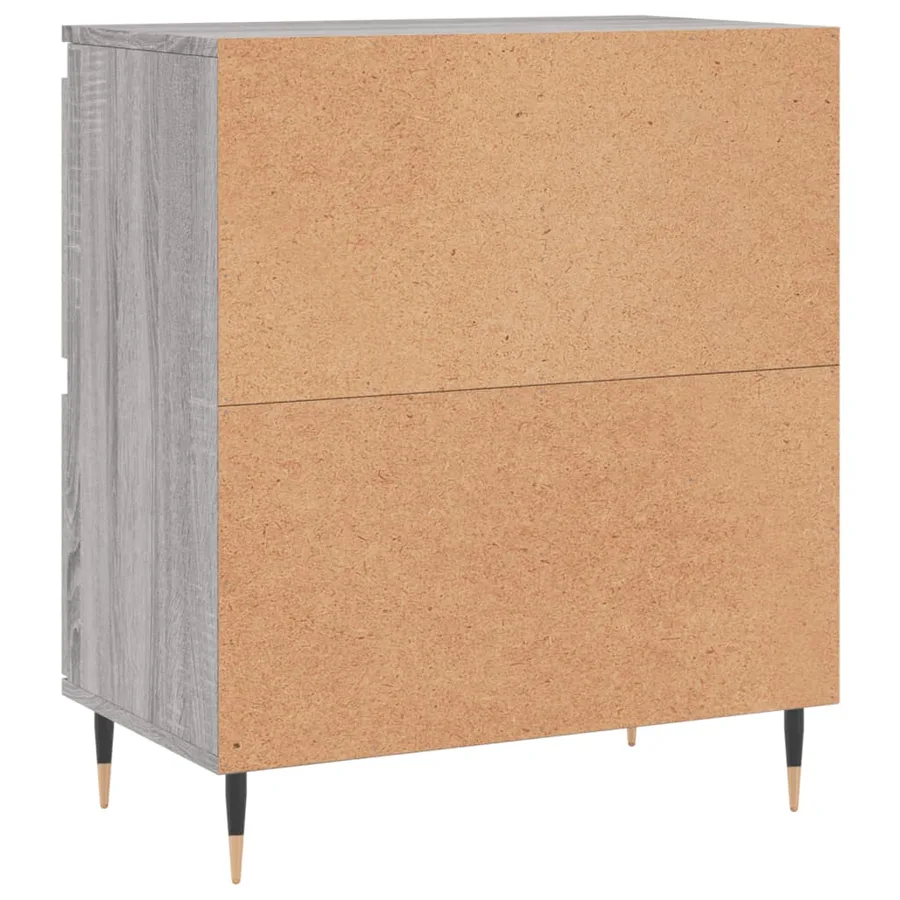 Buffets 3 pcs Sonoma gris Bois d'ingénierie - 8