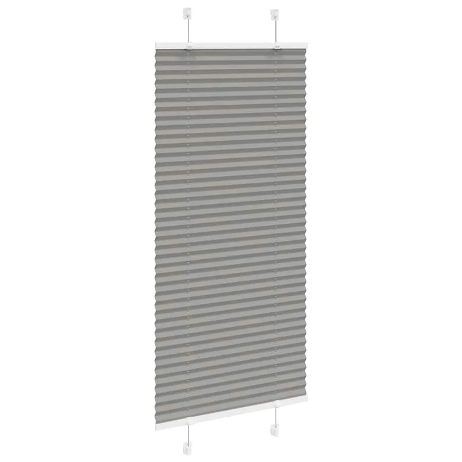 Store plissé anthracite 65x100 cm largeur du tissu 64,4 cm - 3