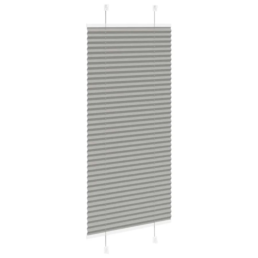 Store plissé anthracite 65x100 cm largeur du tissu 64,4 cm - 4