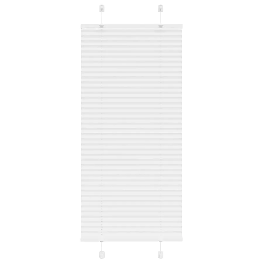 Store plissé blanc 60x100 cm largeur du tissu 59,4 cm polyester